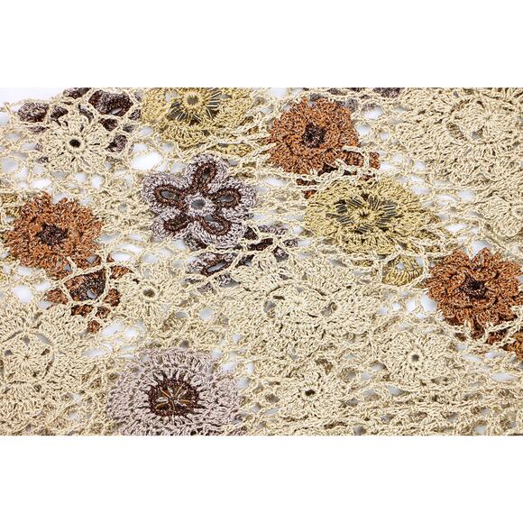 Vintage Sue Wong Granny Crochet Knit Spaghetti Dress S - Picture 9 of 12